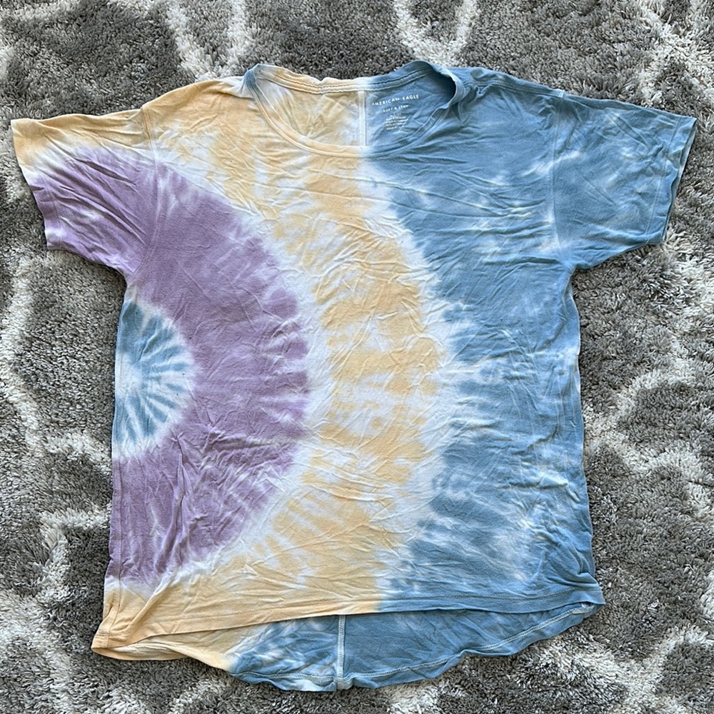 AE Oversized Soft & Sexy Tie-Dye Crewneck T-Shirt